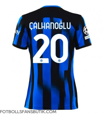 Inter Milan Hakan Calhanoglu #20 Replika Hemmatröja Damer 2023-24 Kortärmad